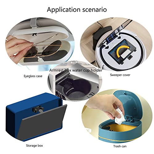10-Pack Universal Trash Can Push Button Replacement Latch Switch for Lids