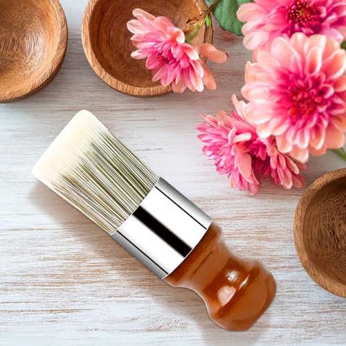 GAQWOK Small Leather & Furniture Salve Brush - Durable Wax Cleaner