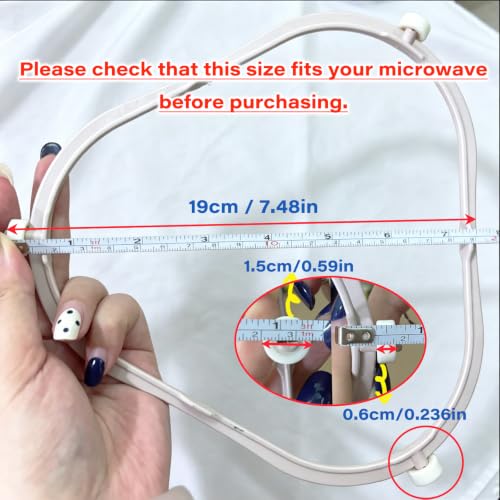 7.48" Microwave Turntable Ring for Whirlpool W11252182 - 1PCS