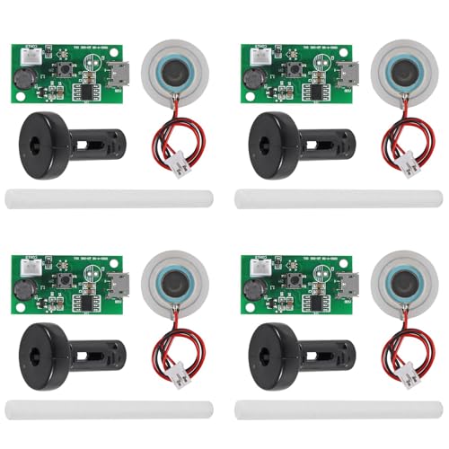 USB Humidifier Module - 4-Pack Ultrasonic Atomizer for DIY Mist Maker
