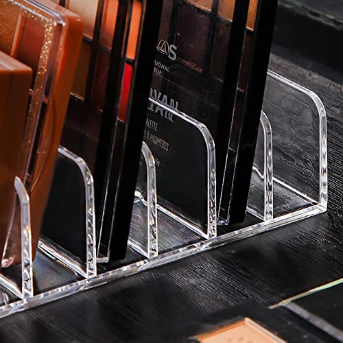 Vowcarol Acrylic Eyeshadow Palette Organizer - 2 Pack with 7 Sections