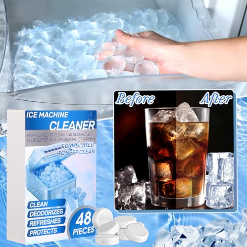 Swiffen Ice Machine Cleaner Tablets - 48 Pack Descaler for Ice Makers