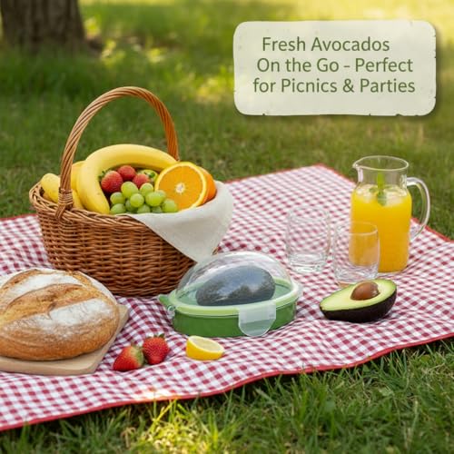 Avocado Keeper - Reusable Fresh Saver Container for Optimal Storage