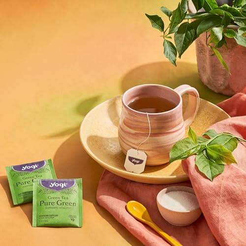 Organic Green Tea - Pure, Invigorating, 16 Count | YOGI TEA