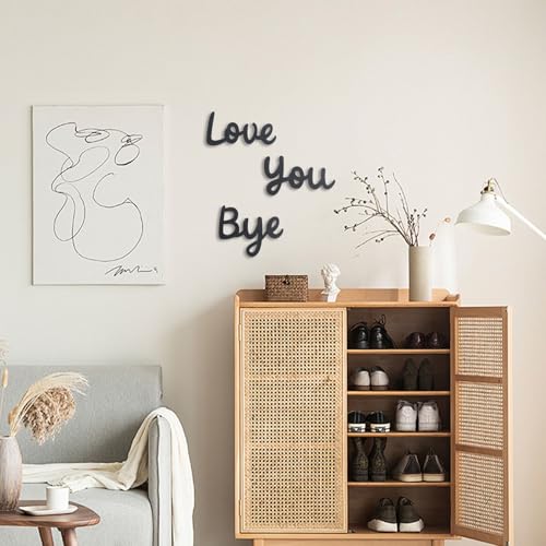 OYEFLY Love You Bye Wooden Wall Decor for Family
