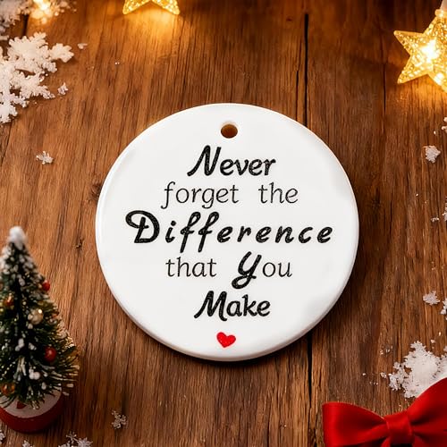 Inspirational Christmas Ornament for Teachers & Coworkers
