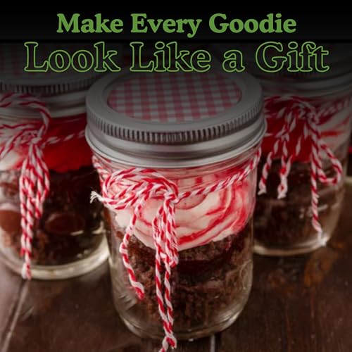 Premium Baker's Twine for Pastry Boxes, 2300ft Red & White