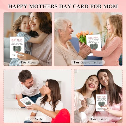 Funny Mother's Day Card from Prison with Envelope - 5.5"x8"