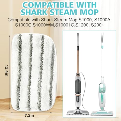 Shark Steam Mop Pads Compatible with S1000 Series - 3 Pack