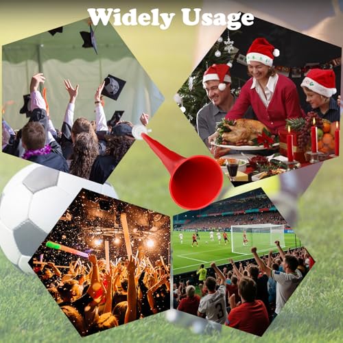 24-Inch Collapsible Vuvuzela Stadium Horn - Noise Maker for Sports