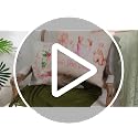 Colingmill 4-Pack Pink Gingerbread Christmas Pillow Covers 18x18