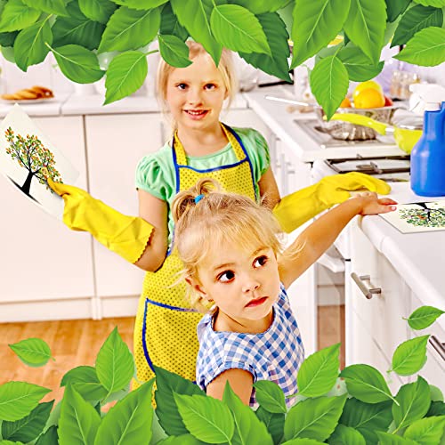 Vesici 8-Pack Swedish Dishcloths for Kitchen Tree Owl Pattern, Reusable & Absorbent