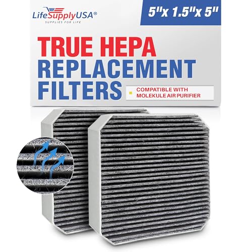 HEPA Pre-Filter for Molekule Air Purifier - 2-Pack Replacement