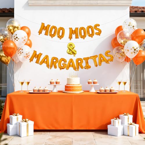 Moo Moos & Margaritas Balloon Banner for Bridal Showers & Parties