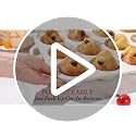 Fimary Silicone Muffin Pan - Nonstick 12-Cup Baking Mold