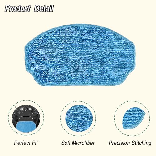 Reusable Microfiber Mop Pads for MAMNV BR150/BR151 & MANVINS G20