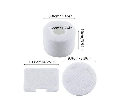 ConPus Foam & Felt Filter Kit - Compatible with Shark NV42, UV402, UV410, NV36, NV36A, NV42, NV44, NV46, NV46C for Shark Deluxe Upright Vacuum Cleaner. Replaces Part #XFF36