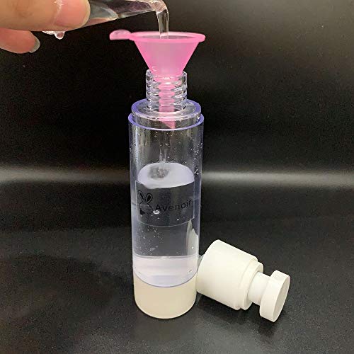 Avenoir Refillable Cosmetic Funnels for Lotion and Shampoo, 3 Colors
