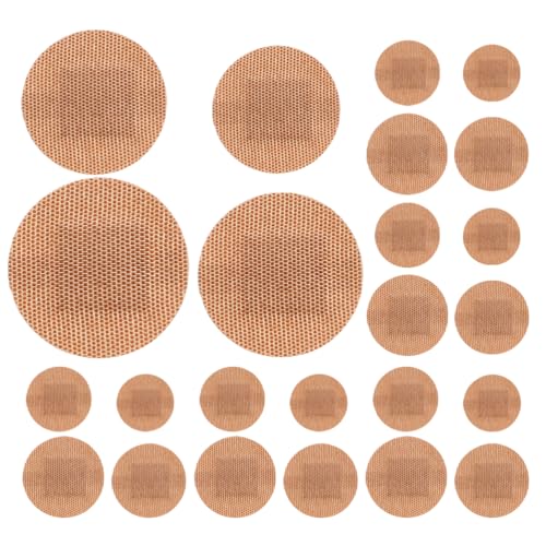 100PCS Small Round Bandages for Face, 4 Sizes Spot Bandages, Circle Bandaids for Wound Care and Hide Skin Spots Ideal for Small Incisions
