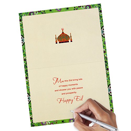 Hallmark Eid Greeting Cards Set - 6 Eid Mubarak Cards with Envelopes