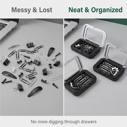 3-Pack Magnetic Bobby Pin Holder - Portable Organizer for Hair & Office Pins