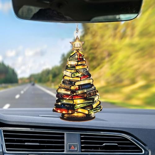 Velatree Book Lover Christmas Ornament - Unique Bookish Gift for Readers