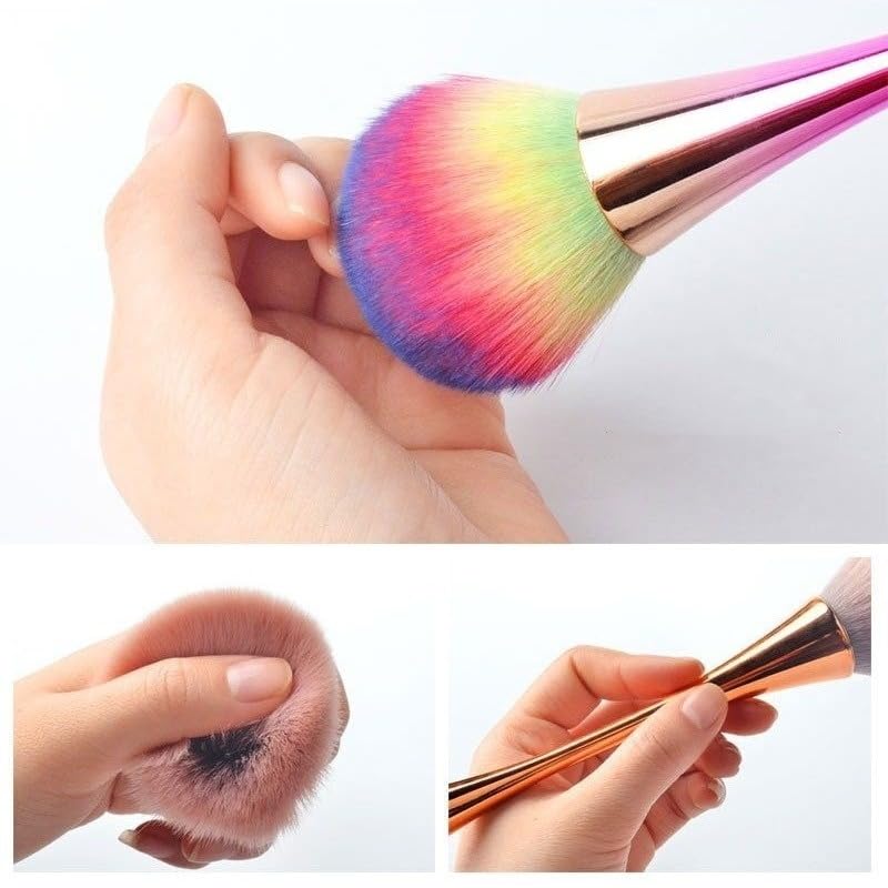Rainbow Makeup Brush Soft Powder and Foundation Blending Face Brush