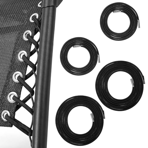 Heavy Duty Bungee Cords Replacement Kit for Outdoor Chairs - 4 Pack