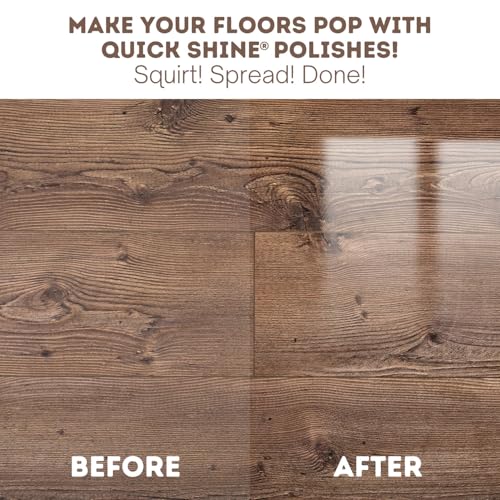 Quick Shine Hardwood Floor Luster, 27 oz - Plant-Based Polish & Protect