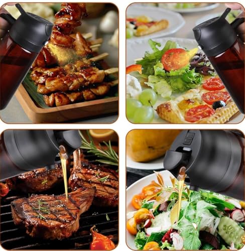 Zwzjheng 2-in-1 Olive Oil Dispenser & Spray Bottle, 16oz