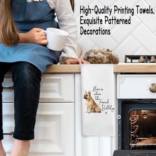 French Bulldog Kitchen Towels - Soft, Durable Dish Cloths