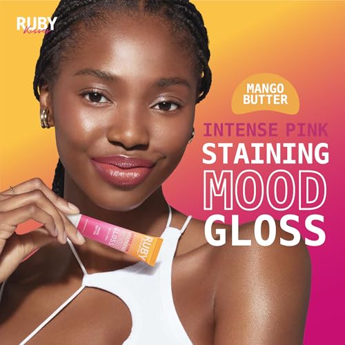 Ruby Kisses pH Color Changing Lip Gloss & Mango Butter Lip Balm