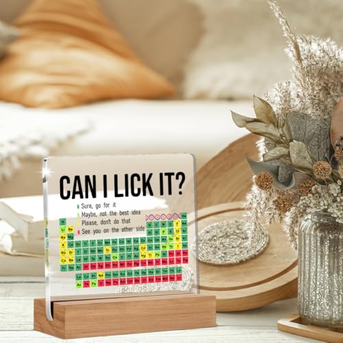 Funny Periodic Table Sign - Chemistry Classroom Decor Gift