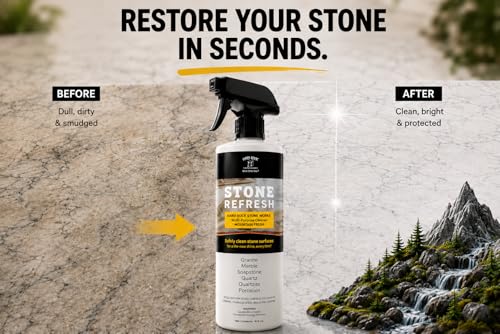 Stone Refresh Spray - Food-Safe Cleaner for Granite & Marble