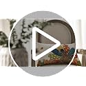 Thanksgiving Turkey Pumpkin Throw Pillow Cover, 12x20 Inch
