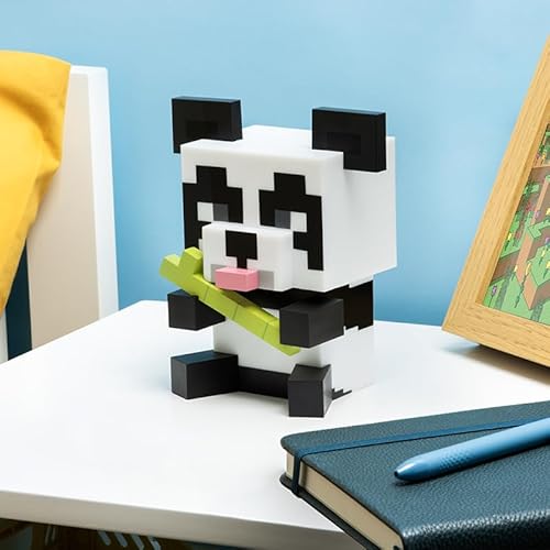 Paladone Minecraft Panda Light - Cute Portable Night Light & Room Decor for Kids - Officially Licensed Minecraft Gift