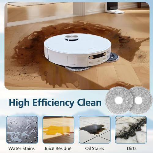 Dreame Robot Vacuum Mop Pads - 2-Pack Washable Microfiber Replacement