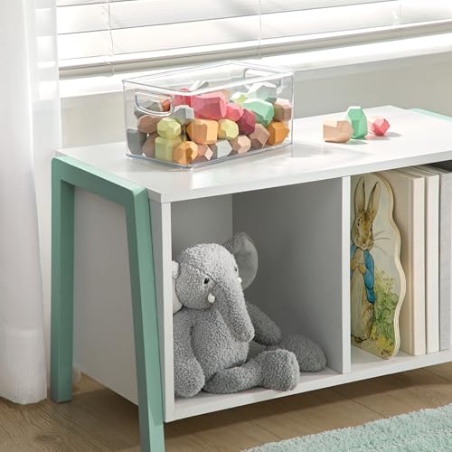 iDesign Stackable Clear Plastic Kitchen Organizer Bin - 10"x6"