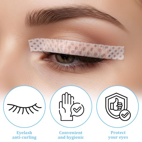 300 Pcs Lash Lift Paper Strips - Disposable Eyelash Perm Ribbon Tools