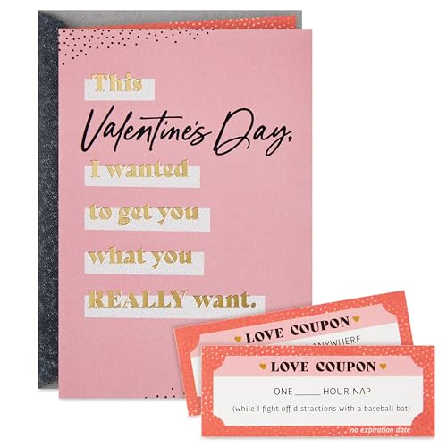 Hallmark Valentine's Day Love Coupons Card for Couples