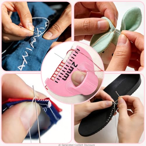 BUSHIBU Edge Stitch Lock & Sewing Gauge - 2mm/3mm/4mm Ruler Tool