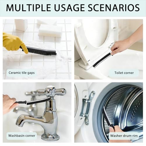 12-Piece Crevice Cleaning Brush Set for Deep Cleaning Tight Spaces