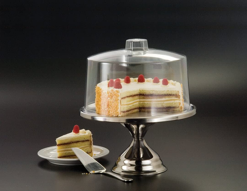 American METALCRAFT, Inc. 19004 12 inch Round Cake Cover, Plastic, Clear, Each