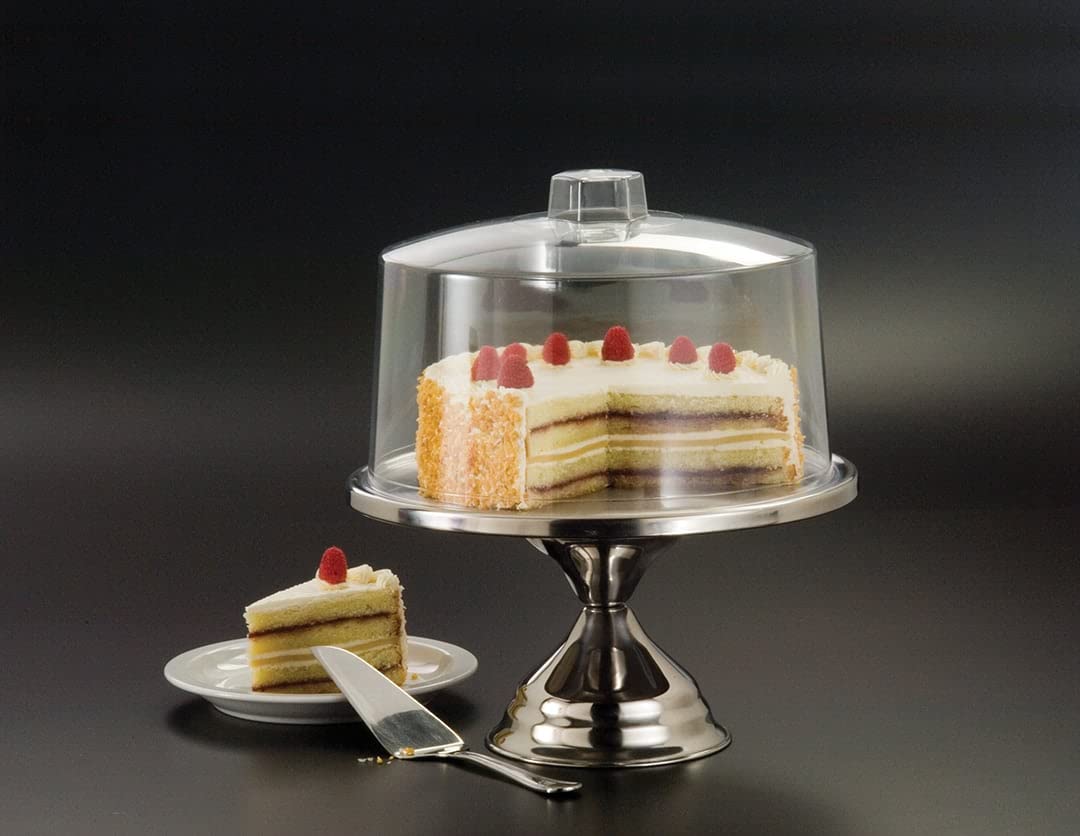American METALCRAFT, Inc. 19004 12 inch Round Cake Cover, Plastic, Clear, Each