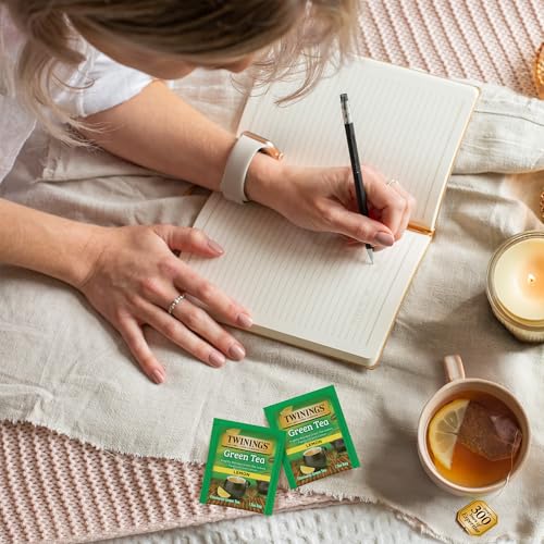 Twinings Green Tea with Lemon - Caffeinated Tea Bags, 20 Count