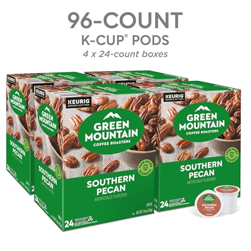 Green Mountain Southern Pecan K-Cup Pods - Light Roast Coffee, 96 Count
