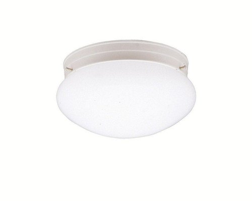Kichler 208WH Ceiling Space Flush Mount 1-Light, White