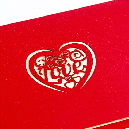 3D Pop-Up Mother's Day Card with Envelope - Unique Gift for Mom