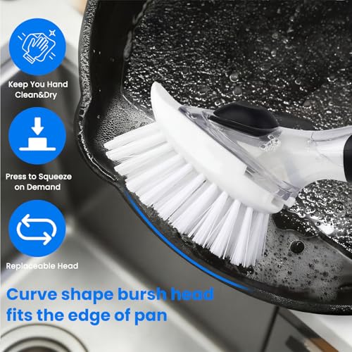 Replacement Brush Heads for OXO Soap Dispensing Dish Brush - 4 Pack