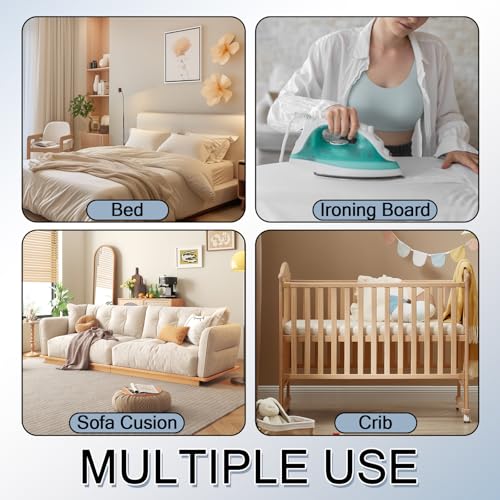 Adjustable Ironing Board Cover Clips & Fasteners - Non-Slip Elastic Sheet Holders (4 Pack)